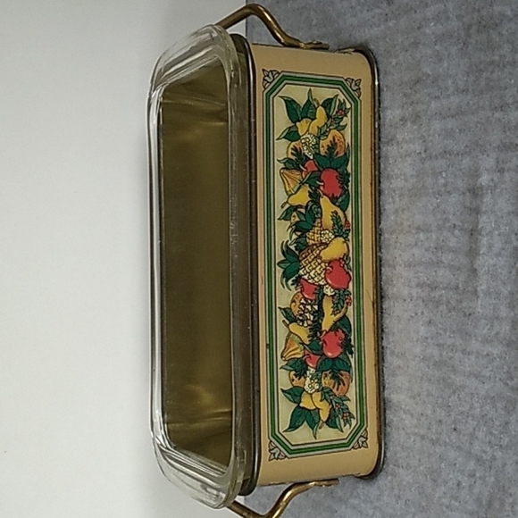 Vintage 1981 Teleflora metal Prex 213 loaf pan holder - Picture 1 of 5
